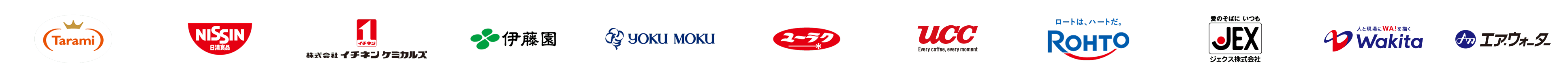 支援企業の一例