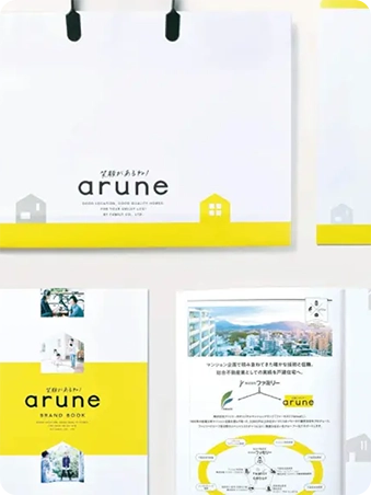 aruneブランディングデザイン